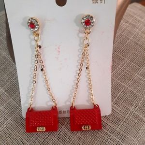 Sold Offline - Tassel Small Purse Earrings